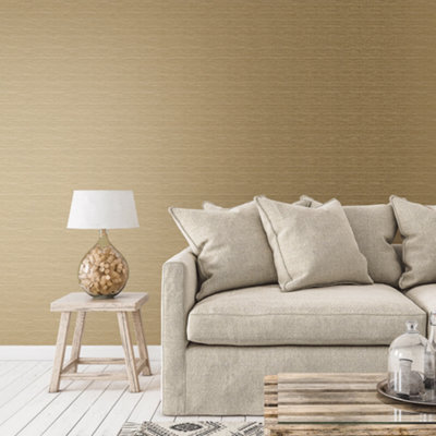 Galerie Metallic Fx Dark Gold Layered Texture Textured Wallpaper