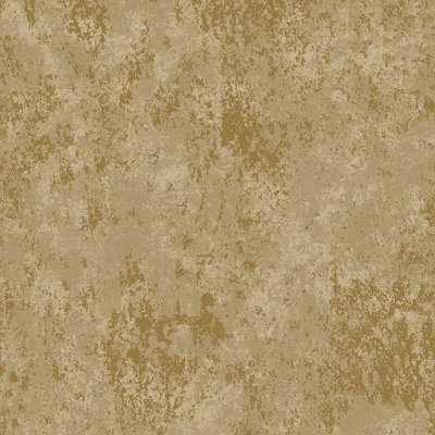 Galerie Metallic Fx Gold Dark Gold Metallic Industrial Texture Textured Wallpaper