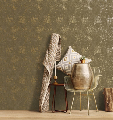 Galerie Metallic Fx Gold Dark Gold Metallic Industrial Texture Textured ...
