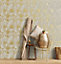 Galerie Metallic Fx Gold Metallic Industrial Texture Textured Wallpaper
