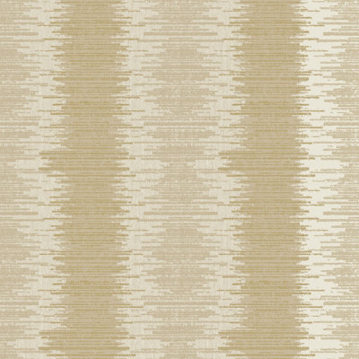 Galerie Metallic Fx Gold Metallic Layered Stripe Textured Wallpaper
