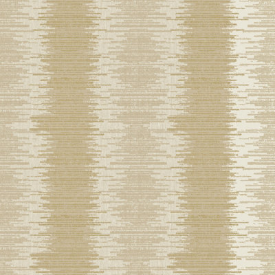 Galerie Metallic Fx Gold Metallic Layered Stripe Textured Wallpaper