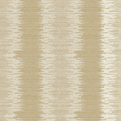 Galerie Metallic Fx Gold Metallic Layered Stripe Textured Wallpaper