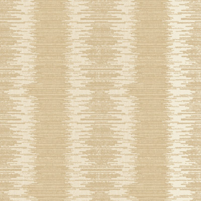 Galerie Metallic Fx Gold Metallic Layered Stripe Textured Wallpaper