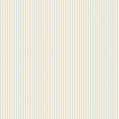 Galerie Miniatures 2 Blue Cream Ticking Stripe Smooth Wallpaper 