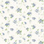 Galerie Miniatures 2 Blue Green White Small Floral Trail Smooth Wallpaper
