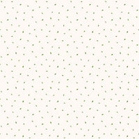 Galerie Miniatures 2 Green White Small leaf toss Smooth Wallpaper