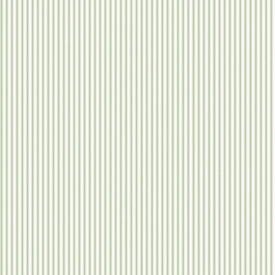 Galerie Miniatures 2 Green White Ticking Stripe Smooth Wallpaper