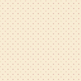 Galerie Miniatures 2 Pink Beige Cream Mini Fan Motif Smooth Wallpaper