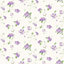 Galerie Miniatures 2 Purple Green White Hydrangea Trail Smooth Wallpaper