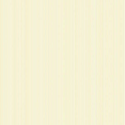 Galerie Miniatures 2 Yellow White Narrow Stripe Smooth Wallpaper