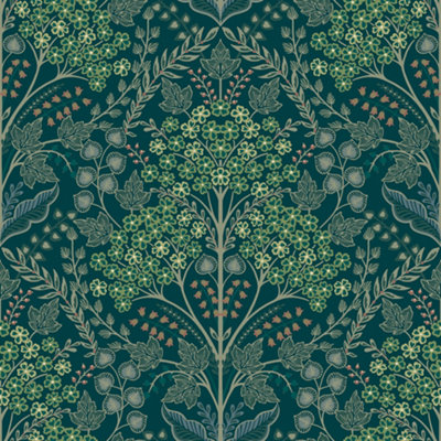 Galerie Mulberry Tree Green Floral Leaf Wallpaper Roll