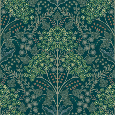 Galerie Mulberry Tree Green Floral Leaf Wallpaper Roll