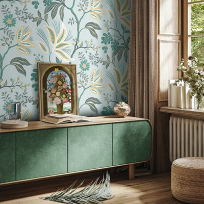 Galerie Mulberry Tree Green Tree Leaf Wallpaper Roll