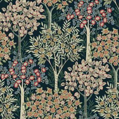 Galerie Mulberry Tree Multicoloured Grove Wallpaper Roll