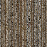 Galerie Natural FX 2 Bronze Bamboo Stripe Sheen Wallpaper Roll