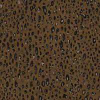 Galerie Natural FX 2 Bronze Leopard Spots Sheen Wallpaper Roll
