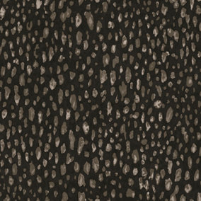 Galerie Natural FX 2 Brown Leopard Spots Matte Wallpaper Roll