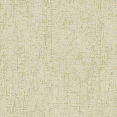 Galerie Natural FX 2 Gold Metallic Crackle Bark Effect Wallpaper Roll