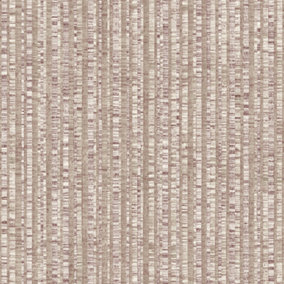 Galerie Natural FX 2 Red Bamboo Stripe Matte Wallpaper Roll