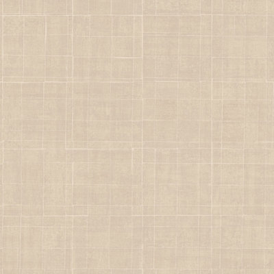 Galerie Natural Fx Beige Architechural Texture Embossed Wallpaper