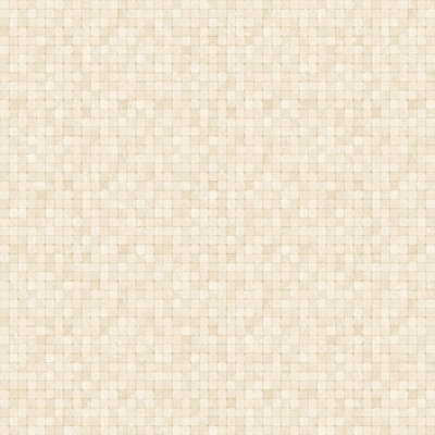 Galerie Natural Fx Beige Tessera Embossed Wallpaper