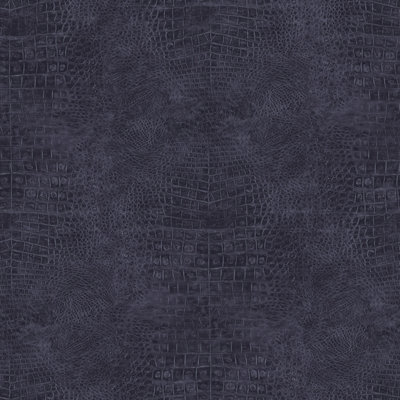 Galerie Natural Fx Blue Crocodile Embossed Wallpaper