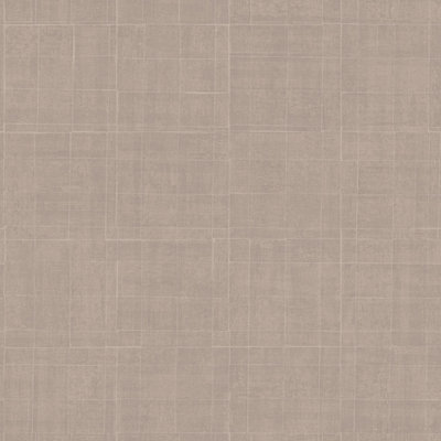 Galerie Natural Fx Bronze Brown Architechural Texture Embossed Wallpaper