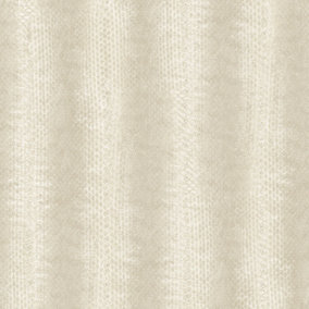 Galerie Natural Fx Cream Reptile Stripe Embossed Wallpaper
