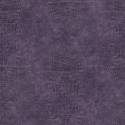 Galerie Natural Fx Purple Lilac Crocodile Embossed Wallpaper