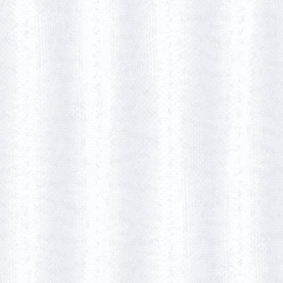 Galerie Natural Fx White Reptile Stripe Embossed Wallpaper