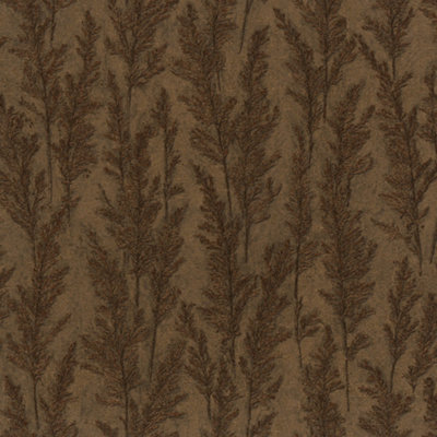 Galerie Natural Opulence Bronze Brown Feathery Tree Wallpaper Roll