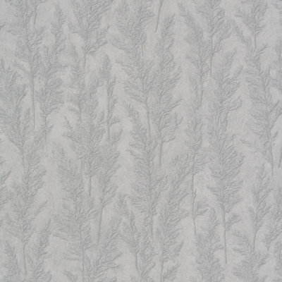 Galerie Natural Opulence Grey Feathery Tree Wallpaper Roll