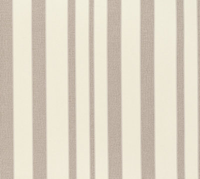 Galerie Neapolis 3 Brown Stripe Embossed Wallpaper