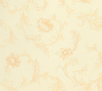 Galerie Neapolis 3 Cream Gold Acanthus Trail Embossed Wallpaper