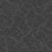 Galerie Nordic Elements Black Marble Texture Effect Wallpaper Roll