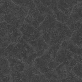 Galerie Nordic Elements Black Marble Texture Effect Wallpaper Roll