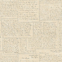 Galerie Nostalgie Beige Family Letters Smooth Wallpaper