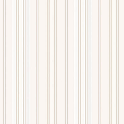 Galerie Nostalgie Beige Stripe Smooth Wallpaper