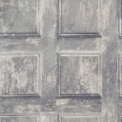 Galerie Nostalgie Dark Grey Door Smooth Wallpaper