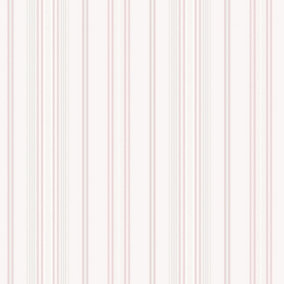 Galerie Nostalgie Pink Stripe Smooth Wallpaper