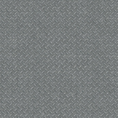 Galerie Nostalgie Silver Grey Diamond Plate Smooth Wallpaper