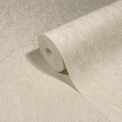 Galerie Odyssey Beige Scratch Texture Effect A4 Wallpaper Sample