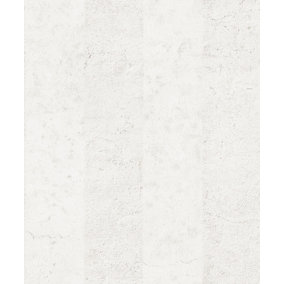 Galerie Organic Textures Beige Taupe Concrete Stripe Textured Wallpaper