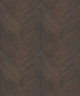 Galerie Organic Textures Dark Brown Chevron Wood Textured Wallpaper