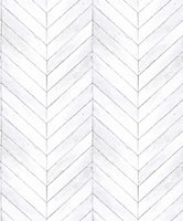 Galerie Organic Textures White Grey Chevron Wood Textured Wallpaper