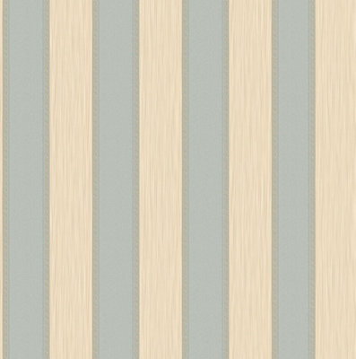 Galerie Ornamenta 2 Blue Classic Stripe Embossed Wallpaper