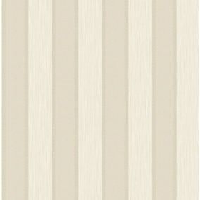 Galerie Ornamenta 2 Light Beige Classic Stripe Embossed Wallpaper