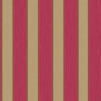 Galerie Ornamenta 2 Pink Classic Stripe Embossed Wallpaper