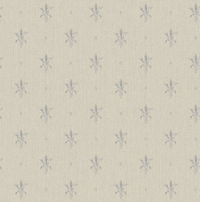 Galerie Ornamenta 2 Silver Grey Ornamenta Motif Embossed Wallpaper